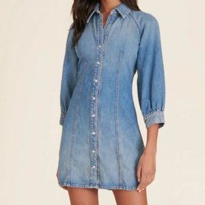 Veronica Beard – Estee Raglan Denim Dress, large
